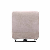 RAF FABRIC ARMLESS POWER RECLINER - OATMEAL