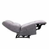 RAF FABRIC ARMLESS POWER RECLINER - GREY