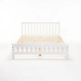 REMI DOUBLE BED - WHITE