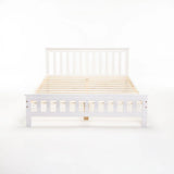 REMI DOUBLE BED - WHITE