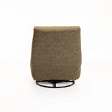 RENZO FABRIC ARMLESS RECLINER W/SWIVEL - GREEN