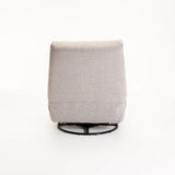 RENZO FABRIC ARMLESS RECLINER W/SWIVEL - LIGHT GREY