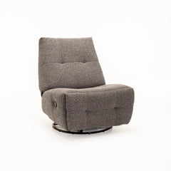 Decofurn | Renzo Fabric Armless Swivel Recliner | R4499 – Decofurn