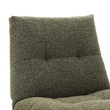 RENZO FABRIC ARMLESS RECLINER W/SWIVEL - GREEN