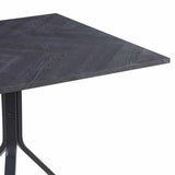 RICO 80x80cm DINING TABLE - EBONY