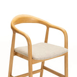ROMEO KITCHEN STOOL - OAK