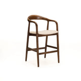 ROMEO KITCHEN STOOL - WALNUT