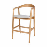 ROMEO KITCHEN STOOL - OAK