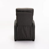 RON FABRIC ARMCHAIR RECLINER - DARK GREY