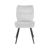 ROSA FABRIC DINING CHAIR - OATMEAL