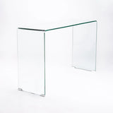 FLUTE 125x40cm 12MM TEMPERED GLASS CONSOLE