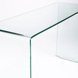 FLUTE 125x40cm 12MM TEMPERED GLASS CONSOLE