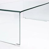 RUBY 12MM TEMPERED GLASS COFFEE TABLE -  120 x 60 cm