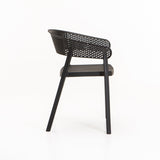 SAMUI CHAIR W/ARMS - BLACK