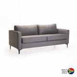 SANTINO FABRIC 3 SEATER - DARK GREY