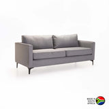 SANTINO FABRIC 3 SEATER -LIGHT GREY