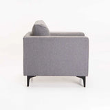 SANTINO FABRIC ARMCHAIR - LIGHT GREY