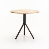 SHAY 80cm ROUND TOP DINING TABLE - OAK