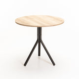 SHAY 80cm ROUND TOP DINING TABLE - OAK