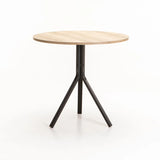 SHAY 80cm ROUND TOP DINING TABLE - OAK