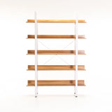 SIGMA 5 SHELF UNIT - BEECH/WHITE