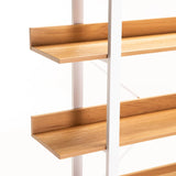 SIGMA 5 SHELF UNIT - BEECH/WHITE