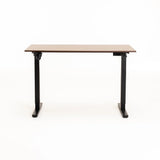 ELECTRIC ADJ SIT-STAND DESK-DARK WALNUT/BLACK