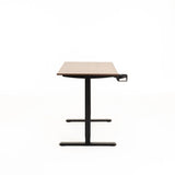 ELECTRIC ADJ SIT-STAND DESK-DARK WALNUT/BLACK
