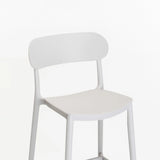 SKYROS KITCHEN STOOL - LIGHT GREY