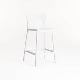 SKYROS KITCHEN STOOL - WHITE