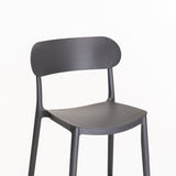 SKYROS KITCHEN STOOL - DARK GREY