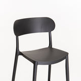 SKYROS KITCHEN STOOL - BLACK