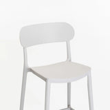 SKYROS KITCHEN STOOL - LIGHT GREY