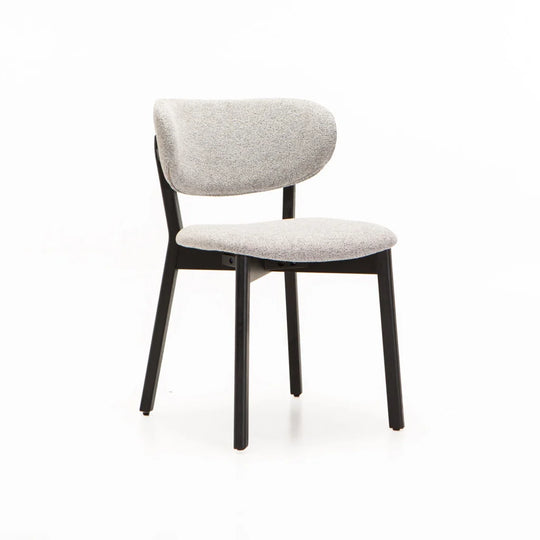 SOFIA WOODEN DINING CHAIR-BLACK LEG