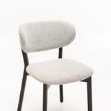 SOFIA WOODEN DINING CHAIR-BLACK LEG