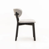 SOFIA WOODEN DINING CHAIR-BLACK LEG