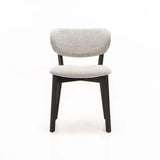 SOFIA WOODEN DINING CHAIR-BLACK LEG