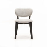SOFIA WOODEN DINING CHAIR-BLACK LEG
