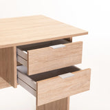 SOHO 120cm 2 DRAWER DESK - LIGHT OAK