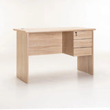 SOHO 120cm DELUXE 3 DRAWER DESK - LIGHT OAK