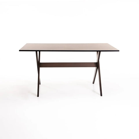 TABLE E030 150x90cm - GREYSTONE/DARK LEGS