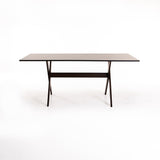 TABLE E031 180x90cm - GREYSTONE/DARK LEGS