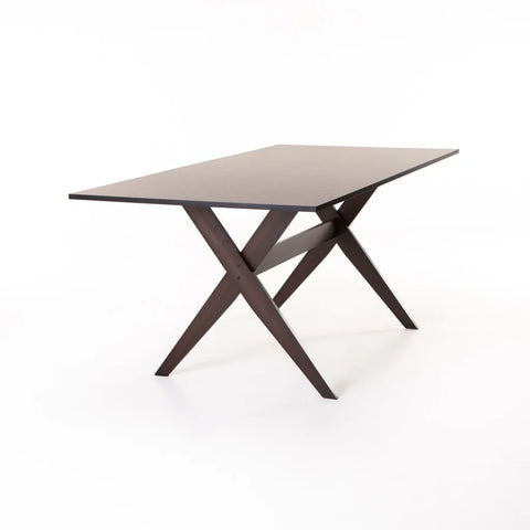 TABLE E031 180x90cm - GREYSTONE/DARK LEGS