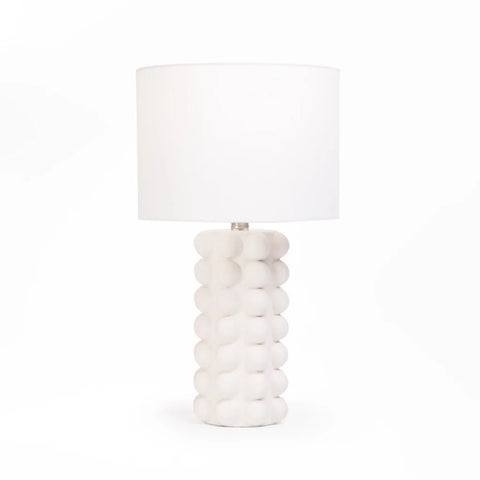 LAMP TABLE-WHITE