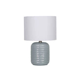 LAMP TABLE-CERAMIC BASE-BLUE