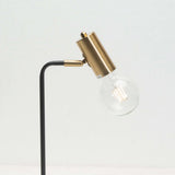 LAMP TABLE-EDISON BLACK VINTAGE