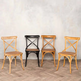 TANZA DINING CHAIR - BROWN
