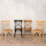 TANZA DINING CHAIR - BROWN