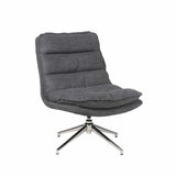 TATE FABRIC CHAIR W/SWIVEL - GREY