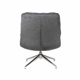 TATE FABRIC CHAIR W/SWIVEL - GREY